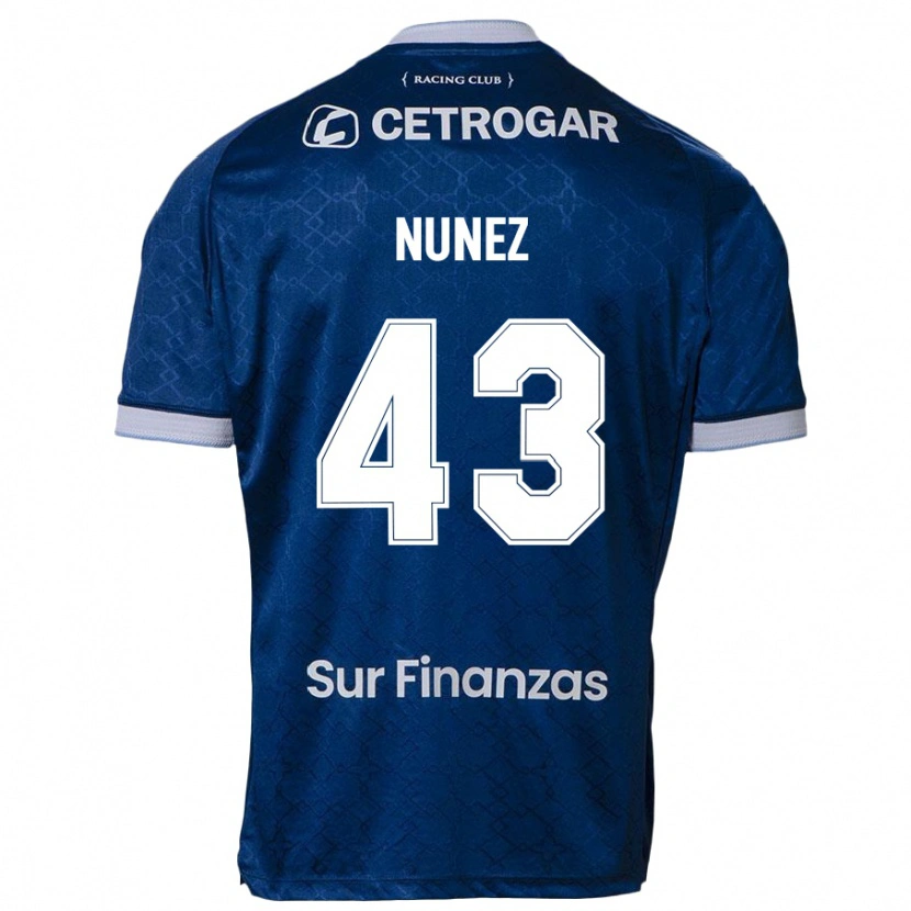 Danxen Niño Camiseta Lucas Nunez #43 Azul Oscuro 2ª Equipación 2025/26 La Camisa México