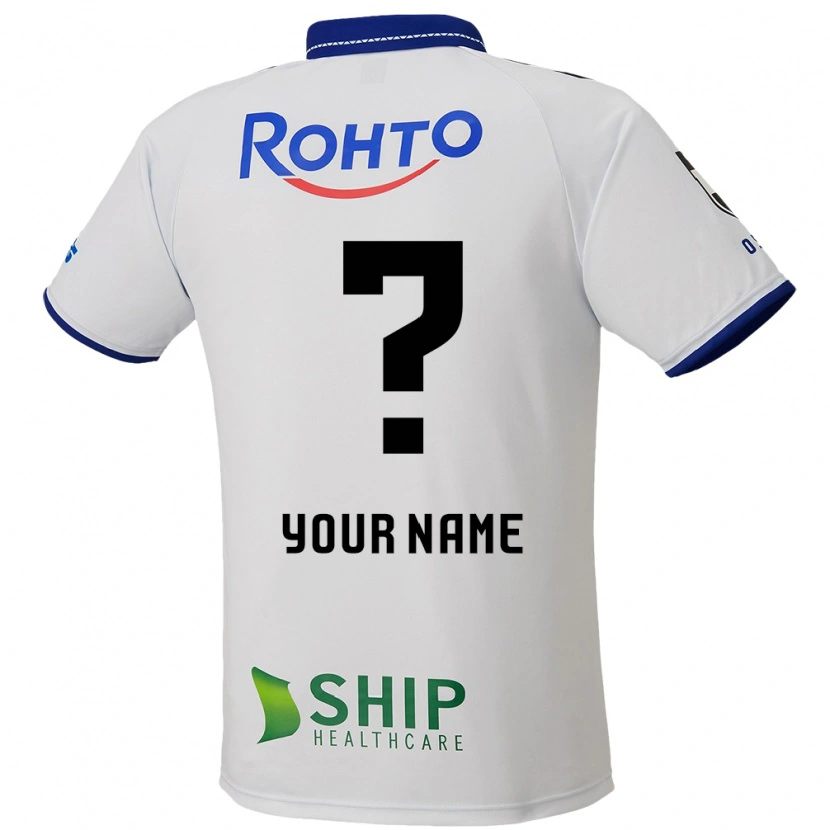 Danxen Niño Camiseta Su Nombre #0 Azul Blanco Negro 2ª Equipación 2025/26 La Camisa México