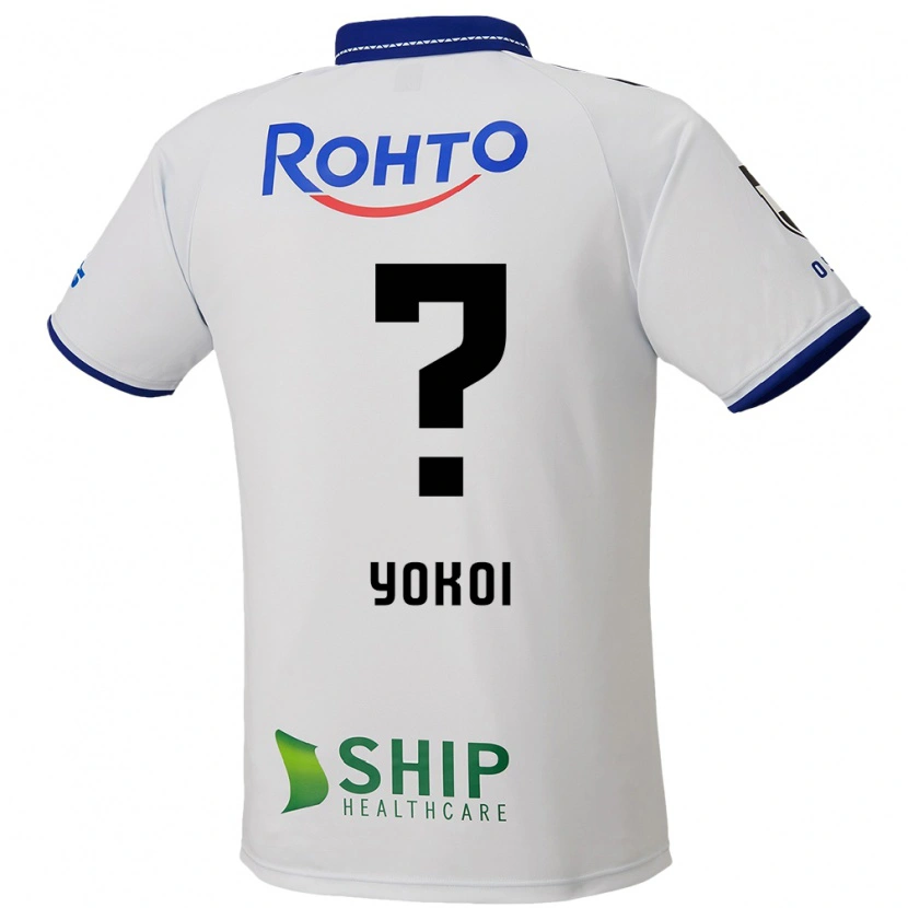 Danxen Niño Camiseta Yuya Yokoi #0 Azul Blanco Negro 2ª Equipación 2025/26 La Camisa México