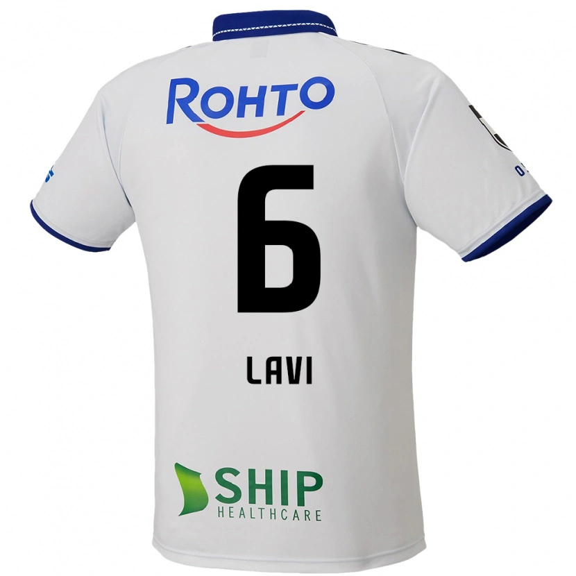 Danxen Niño Camiseta Neta Lavi #6 Azul Blanco Negro 2ª Equipación 2025/26 La Camisa México