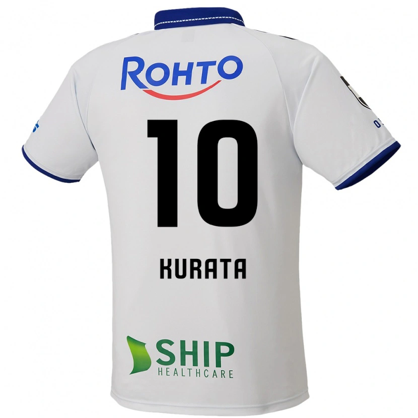 Danxen Niño Camiseta Shu Kurata #10 Azul Blanco Negro 2ª Equipación 2025/26 La Camisa México