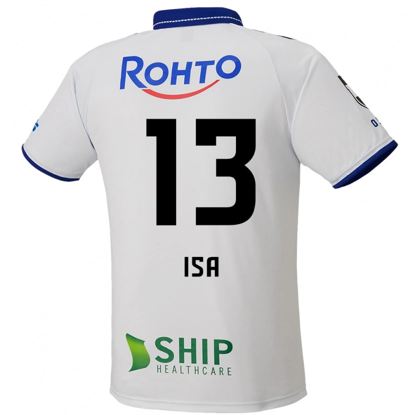 Danxen Niño Camiseta Isa Sakamoto #13 Azul Blanco Negro 2ª Equipación 2025/26 La Camisa México
