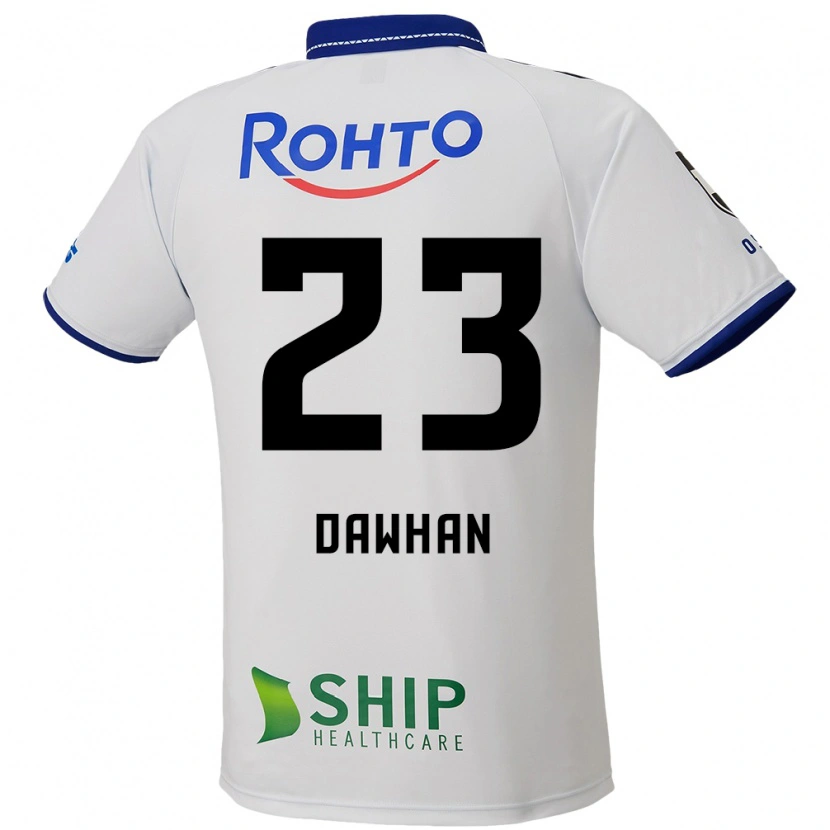 Danxen Niño Camiseta Dawhan #23 Azul Blanco Negro 2ª Equipación 2025/26 La Camisa México