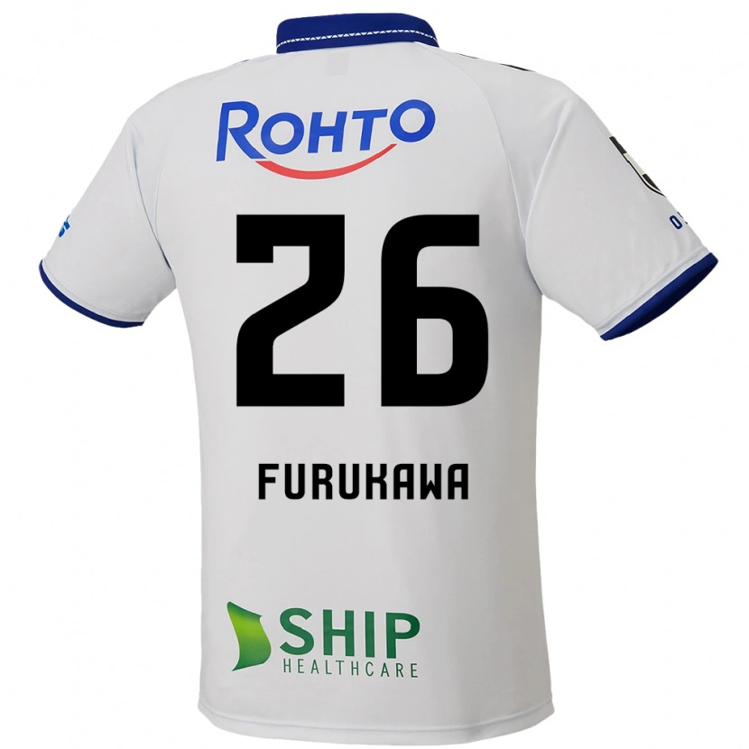 Danxen Niño Camiseta Kanta Furukawa #26 Azul Blanco Negro 2ª Equipación 2025/26 La Camisa México