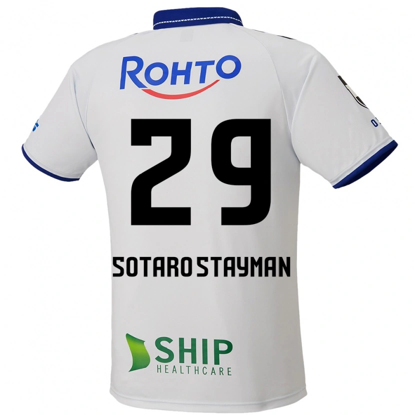 Danxen Niño Camiseta Joshua Sotaro Stayman #29 Azul Blanco Negro 2ª Equipación 2025/26 La Camisa México