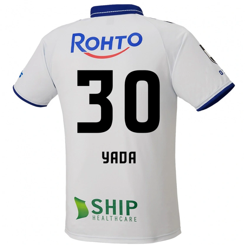 Danxen Niño Camiseta Yukito Yada #30 Azul Blanco Negro 2ª Equipación 2025/26 La Camisa México