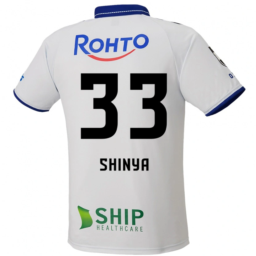 Danxen Niño Camiseta Shinya Nakano #33 Azul Blanco Negro 2ª Equipación 2025/26 La Camisa México