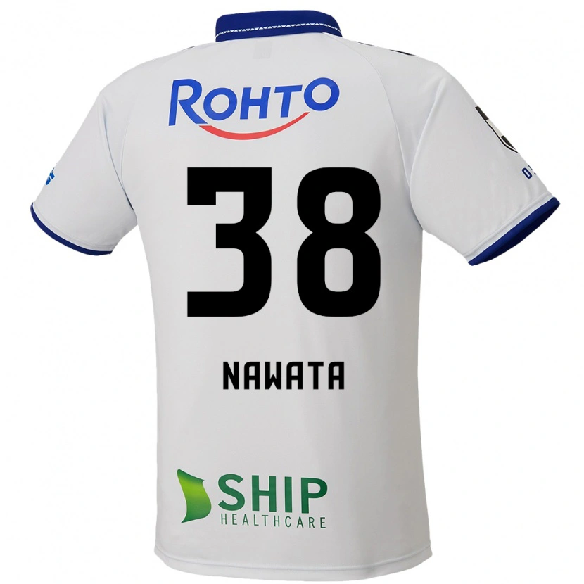Danxen Niño Camiseta Gaku Nawata #38 Azul Blanco Negro 2ª Equipación 2025/26 La Camisa México