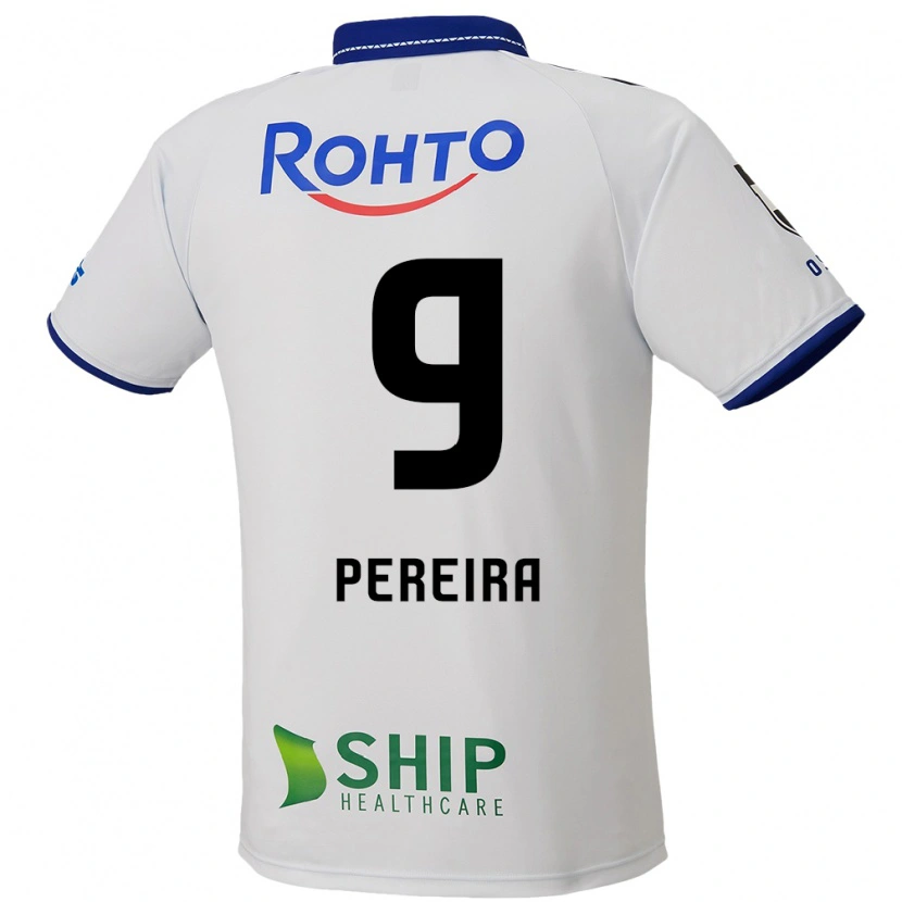 Danxen Niño Camiseta Leandro Pereira #9 Azul Blanco Negro 2ª Equipación 2025/26 La Camisa México