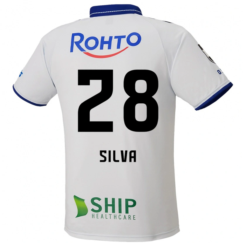 Danxen Niño Camiseta Wellington Silva #28 Azul Blanco Negro 2ª Equipación 2025/26 La Camisa México