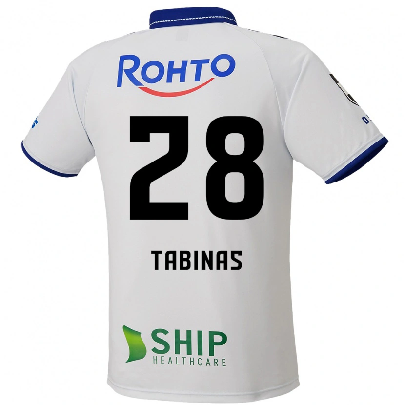 Danxen Niño Camiseta Jefferson Tabinas #28 Azul Blanco Negro 2ª Equipación 2025/26 La Camisa México