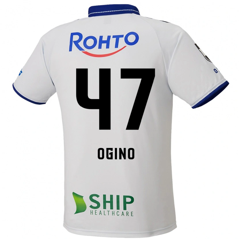 Danxen Niño Camiseta Motonobu Ogino #47 Azul Blanco Negro 2ª Equipación 2025/26 La Camisa México