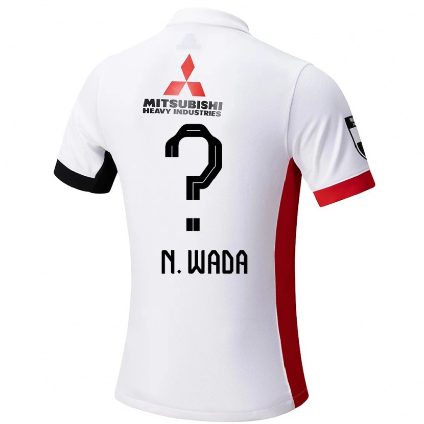 Danxen Niño Camiseta Naoya Wada #0 Rojo Blanco 2ª Equipación 2025/26 La Camisa México