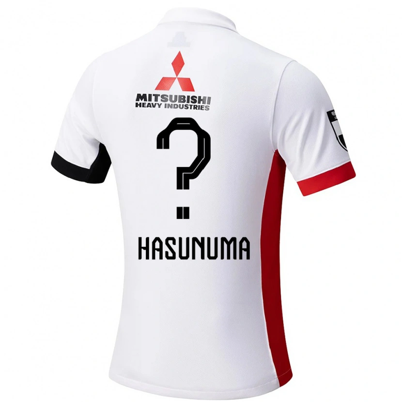 Danxen Niño Camiseta Shunsuke Hasunuma #0 Blanco Negro 2ª Equipación 2025/26 La Camisa México