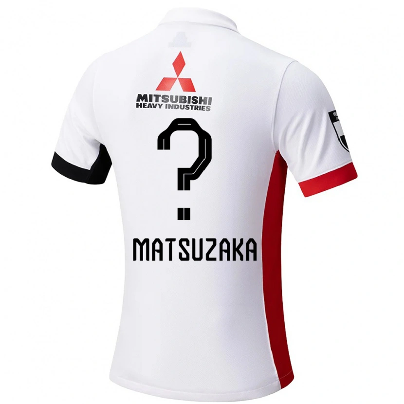 Danxen Niño Camiseta Aoi Matsuzaka #0 Rojo Blanco 2ª Equipación 2025/26 La Camisa México