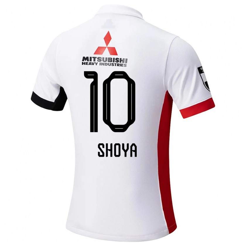 Danxen Niño Camiseta Shoya Nakajima #10 Rojo Blanco 2ª Equipación 2025/26 La Camisa México