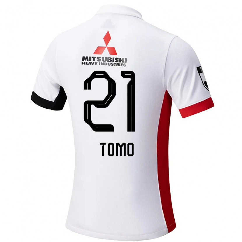 Danxen Niño Camiseta Tomoaki Okubo #21 Rojo Blanco 2ª Equipación 2025/26 La Camisa México