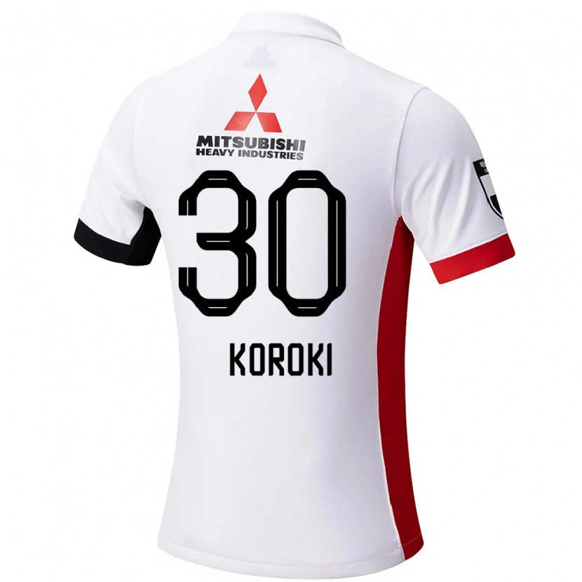 Danxen Niño Camiseta Shinzo Koroki #30 Rojo Blanco 2ª Equipación 2025/26 La Camisa México