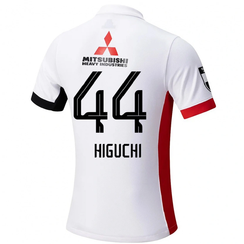Danxen Niño Camiseta Yota Higuchi #44 Rojo Blanco 2ª Equipación 2025/26 La Camisa México
