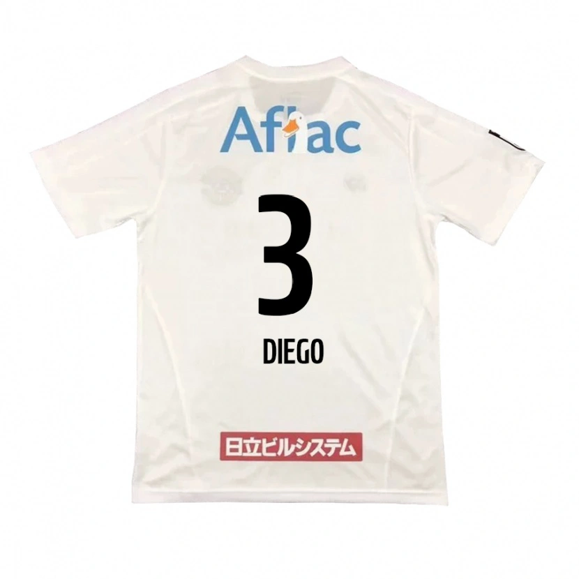 Danxen Niño Camiseta Diego #3 Negro Amarillo 2ª Equipación 2025/26 La Camisa México