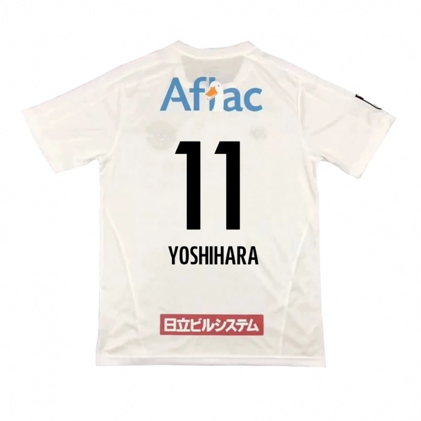 Danxen Niño Camiseta Futo Yoshihara #11 Negro Amarillo 2ª Equipación 2025/26 La Camisa México
