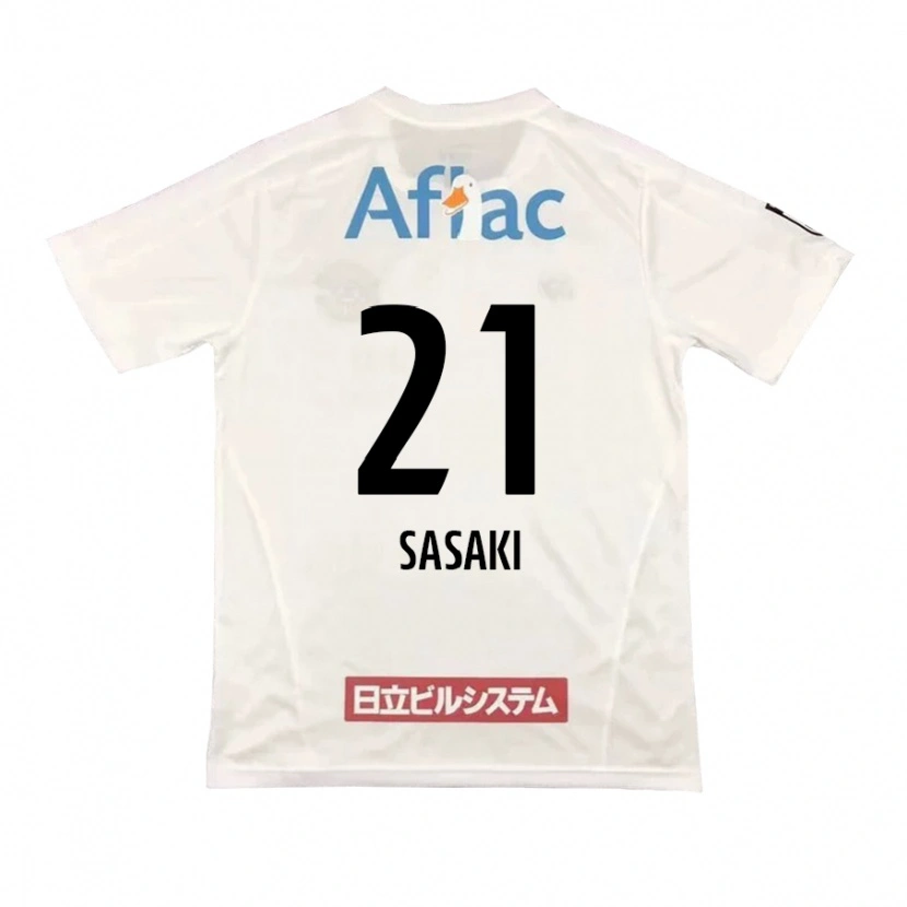 Danxen Niño Camiseta Masato Sasaki #21 Negro Amarillo 2ª Equipación 2025/26 La Camisa México