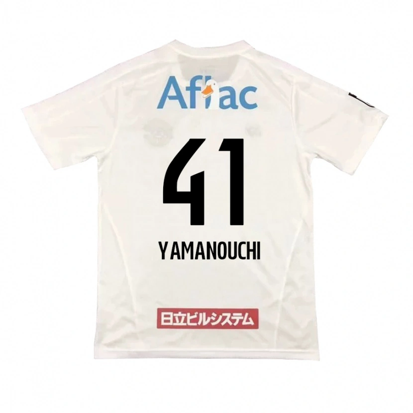 Danxen Niño Camiseta Yusei Yamanouchi #41 Negro Amarillo 2ª Equipación 2025/26 La Camisa México