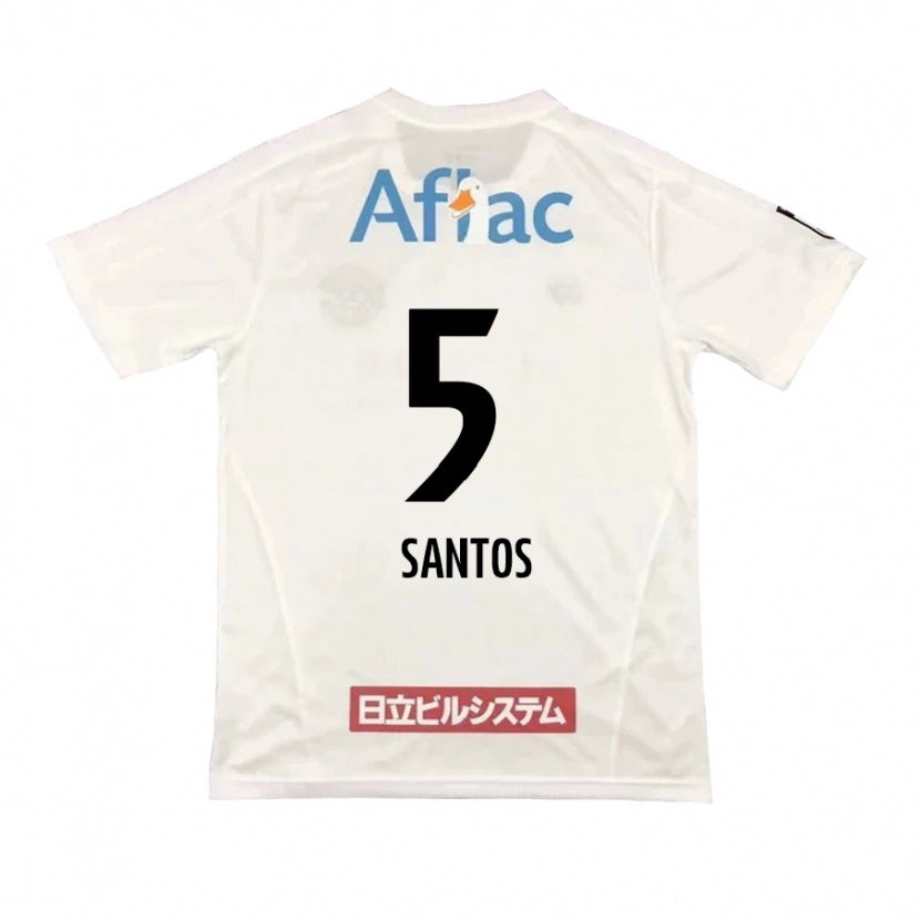 Danxen Niño Camiseta Emerson Santos #5 Negro Amarillo 2ª Equipación 2025/26 La Camisa México