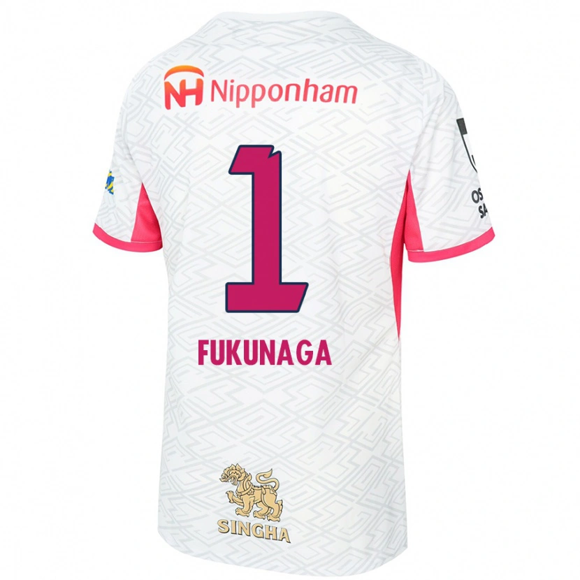 Danxen Niño Camiseta Erika Fukunaga #1 Rosa Sakura Blanco 2ª Equipación 2025/26 La Camisa México