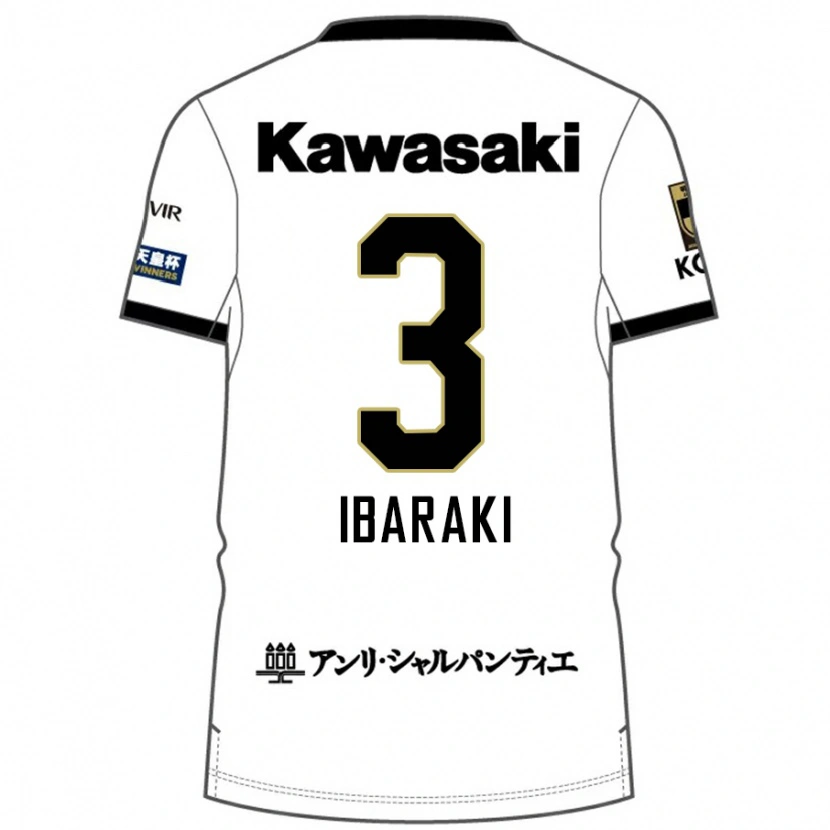 Danxen Niño Camiseta Riku Ibaraki #3 Borgoña Negro 2ª Equipación 2025/26 La Camisa México