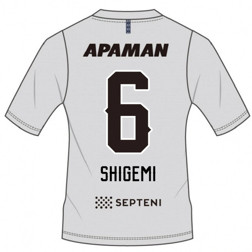 Danxen Niño Camiseta Masato Shigemi #6 Azul Real Blanco 2ª Equipación 2025/26 La Camisa México