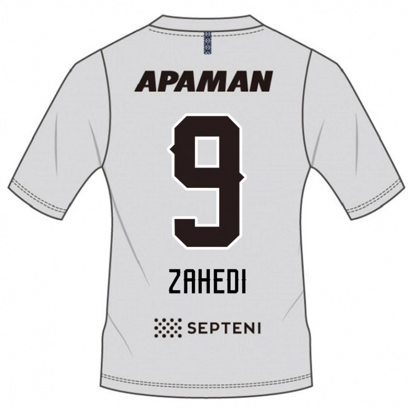 Danxen Niño Camiseta Shahab Zahedi #9 Azul Real Blanco 2ª Equipación 2025/26 La Camisa México