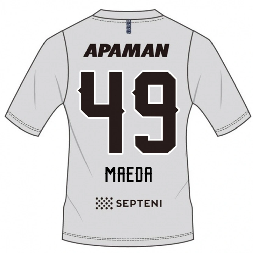 Danxen Niño Camiseta Ichika Maeda #49 Azul Real Blanco 2ª Equipación 2025/26 La Camisa México