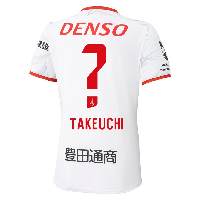 Danxen Niño Camiseta Yuzo Takeuchi #0 Rojo Amarillo 2ª Equipación 2025/26 La Camisa México