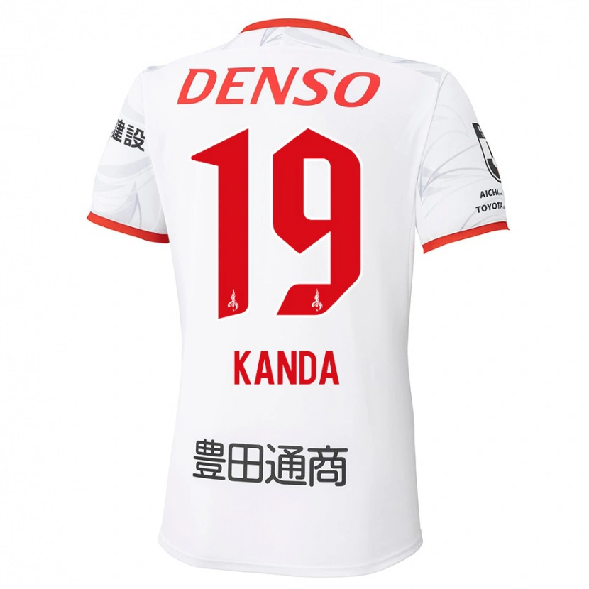 Danxen Niño Camiseta Ryu Kanda #19 Rojo Amarillo 2ª Equipación 2025/26 La Camisa México