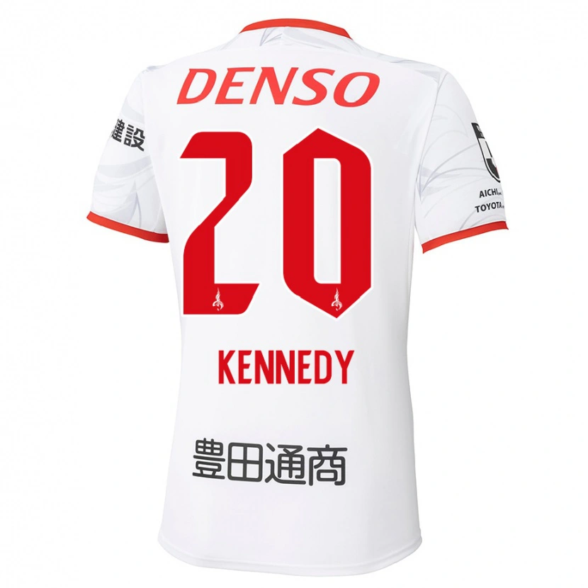 Danxen Niño Camiseta Kennedy Egbus Mikuni #20 Rojo Amarillo 2ª Equipación 2025/26 La Camisa México