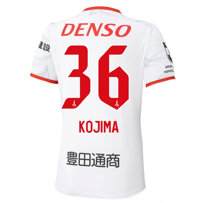 Danxen Niño Camiseta Aoto Kojima #36 Rojo Amarillo 2ª Equipación 2025/26 La Camisa México