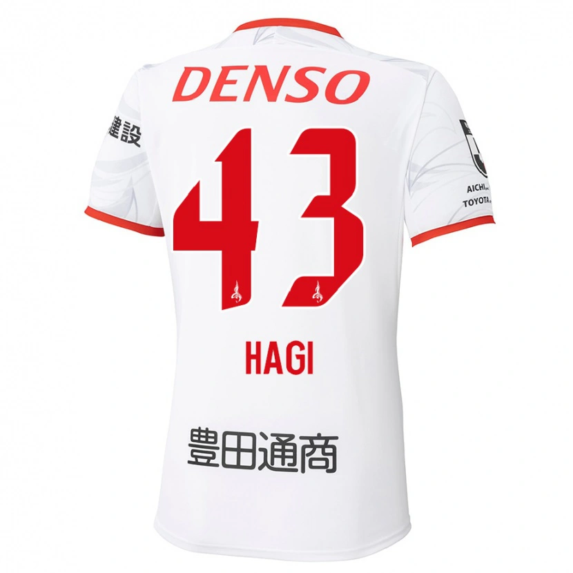 Danxen Niño Camiseta Hiroaki Hagi #43 Rojo Amarillo 2ª Equipación 2025/26 La Camisa México