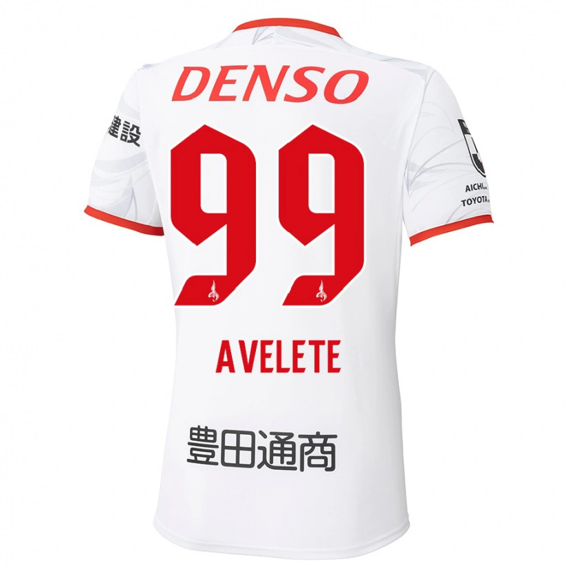 Danxen Niño Camiseta Yves Avelete #99 Rojo Amarillo 2ª Equipación 2025/26 La Camisa México