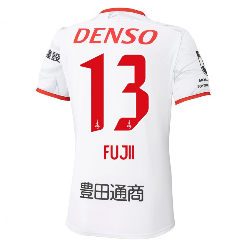 Danxen Niño Camiseta Haruya Fujii #13 Rojo Amarillo 2ª Equipación 2025/26 La Camisa México