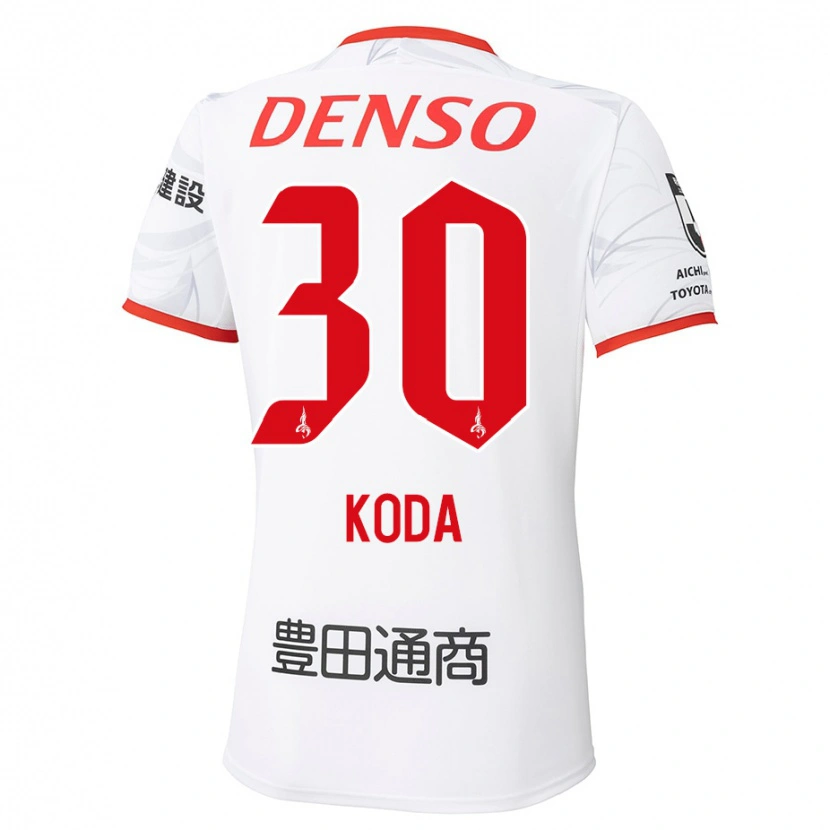 Danxen Niño Camiseta Hidemasa Koda #30 Rojo Amarillo 2ª Equipación 2025/26 La Camisa México