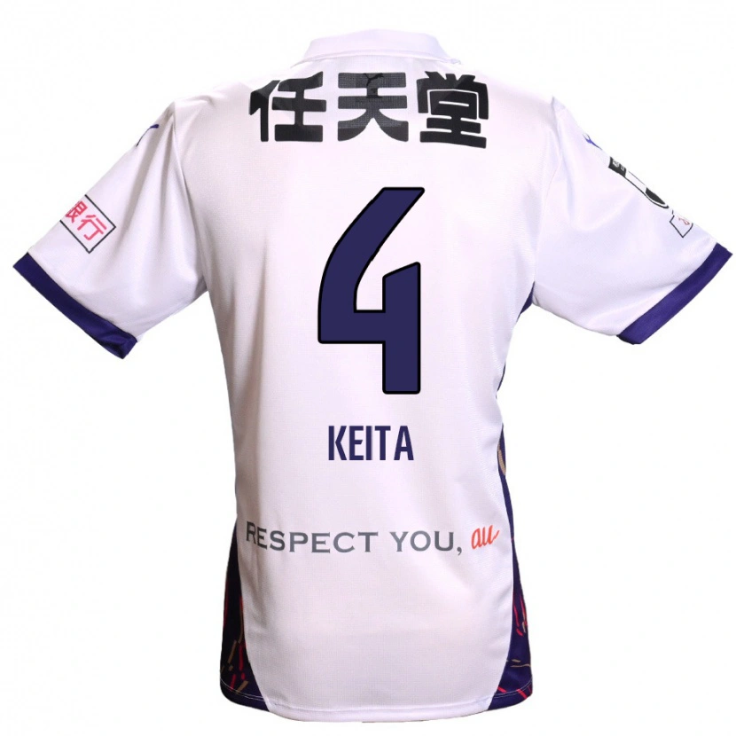 Danxen Niño Camiseta Keita Matsuda #4 Morado Blanco Negro 2ª Equipación 2025/26 La Camisa México