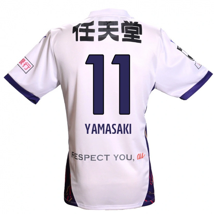 Danxen Niño Camiseta Ryogo Yamasaki #11 Morado Blanco Negro 2ª Equipación 2025/26 La Camisa México
