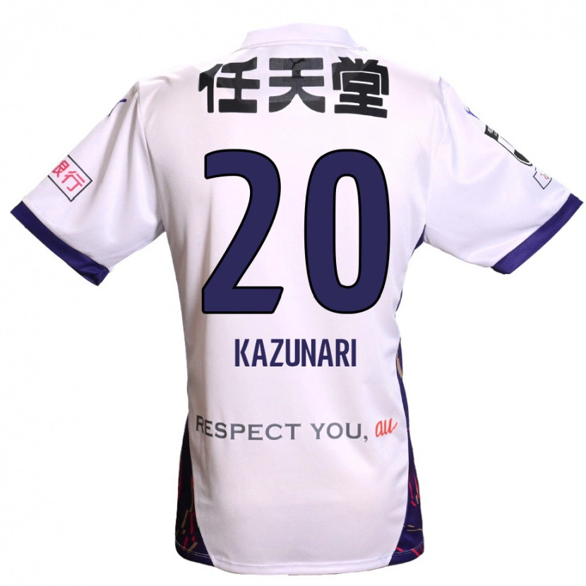 Danxen Niño Camiseta Kazunari Kita #20 Morado Blanco Negro 2ª Equipación 2025/26 La Camisa México