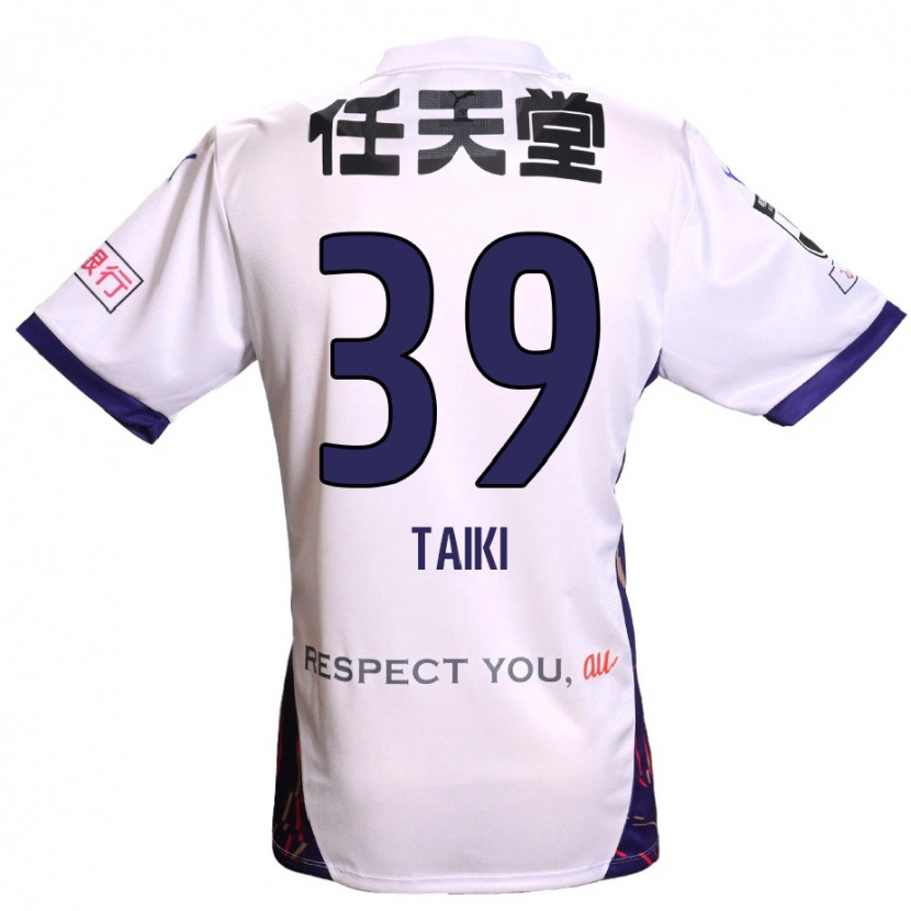 Danxen Niño Camiseta Taiki Hirato #39 Morado Blanco Negro 2ª Equipación 2025/26 La Camisa México