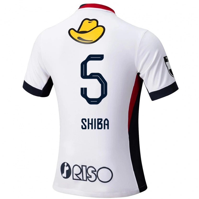 Danxen Niño Camiseta Rikuto Shiba #5 Rojo Negro 2ª Equipación 2025/26 La Camisa México