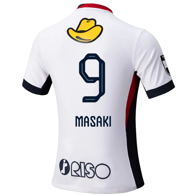 Danxen Niño Camiseta Hiroto Masaki #9 Rojo Negro 2ª Equipación 2025/26 La Camisa México
