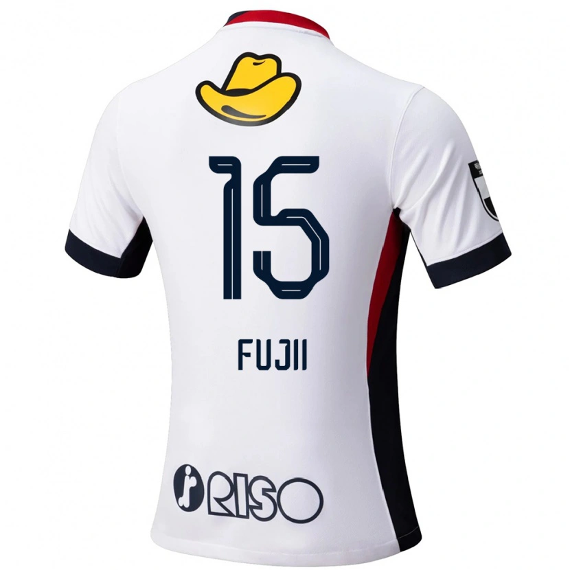 Danxen Niño Camiseta Tomoya Fujii #15 Rojo Negro 2ª Equipación 2025/26 La Camisa México