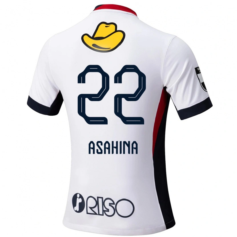Danxen Niño Camiseta Towa Asahina #22 Rojo Negro 2ª Equipación 2025/26 La Camisa México