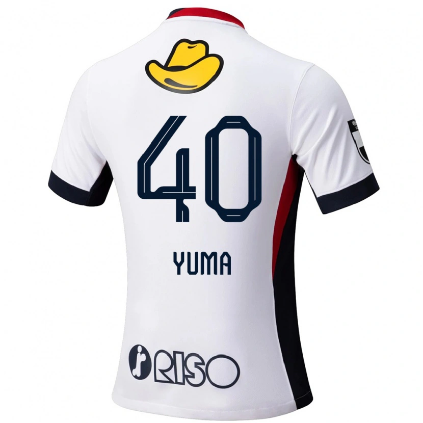 Danxen Niño Camiseta Yuma Suzuki #40 Rojo Negro 2ª Equipación 2025/26 La Camisa México